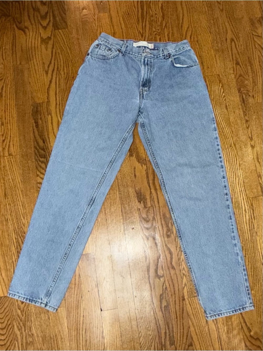 Vintage Levi's 550 Women's High Rise Mom Jeans Relaxed Tapered 12L Tall Y2K